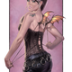 Illustration for article titled Pinup art that kicks you in the teeth